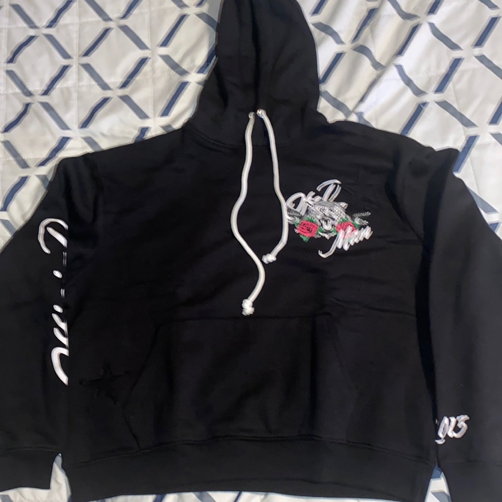 Baggie Hoodie Designer Black
